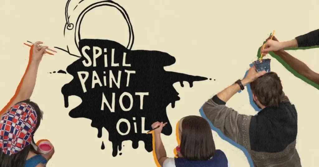 spill paint not oil